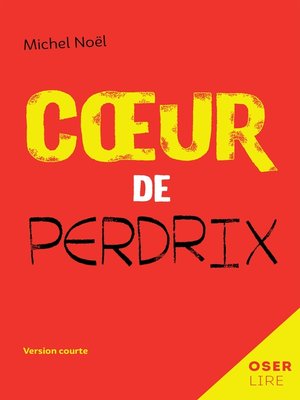 cover image of Coeur de perdrix